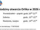 Kompleks Boisk Orlik czynny od soboty 14.03.2026