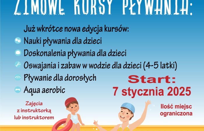 Zapraszamy na nowe kursy . Start już 7 stycznia