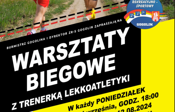 Zapraszamy na warsztaty biegowe!